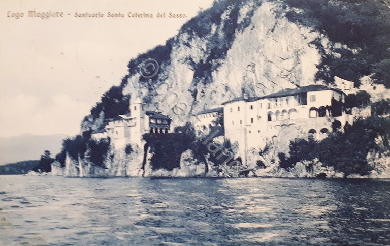 Cartolina - Lago Maggiore - Santuario Santa del Sasso - …