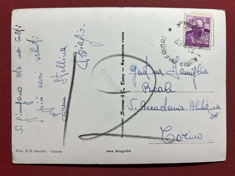 Cartolina - Lauria ( Potenza ) - Lago Sirino - … | Immagine Gallery 4