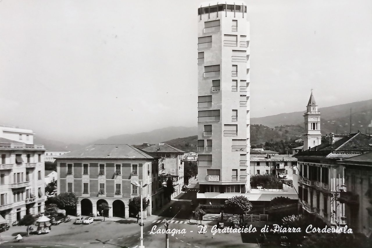 Cartolina - Lavagna - Il Grattacielo di Piazza Cordeviola - …
