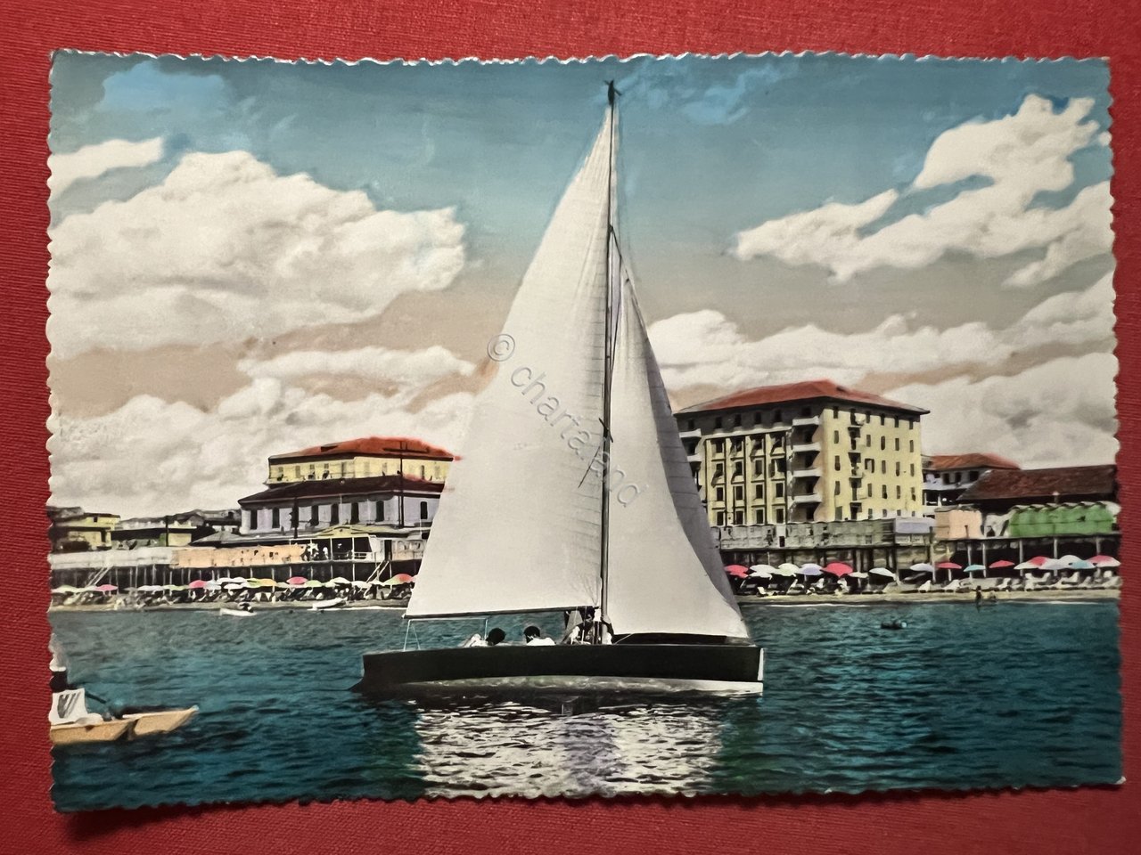 Cartolina - Lavagna ( Genova ) - La Spiaggia - …