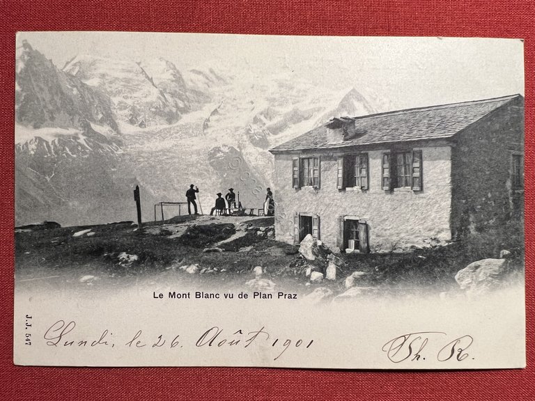 Cartolina - Le Mont Blanc vu de Plan Praz - …