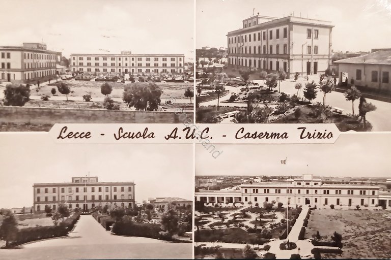 Cartolina - Lecce ( Puglia ) - Scuola A. U. …