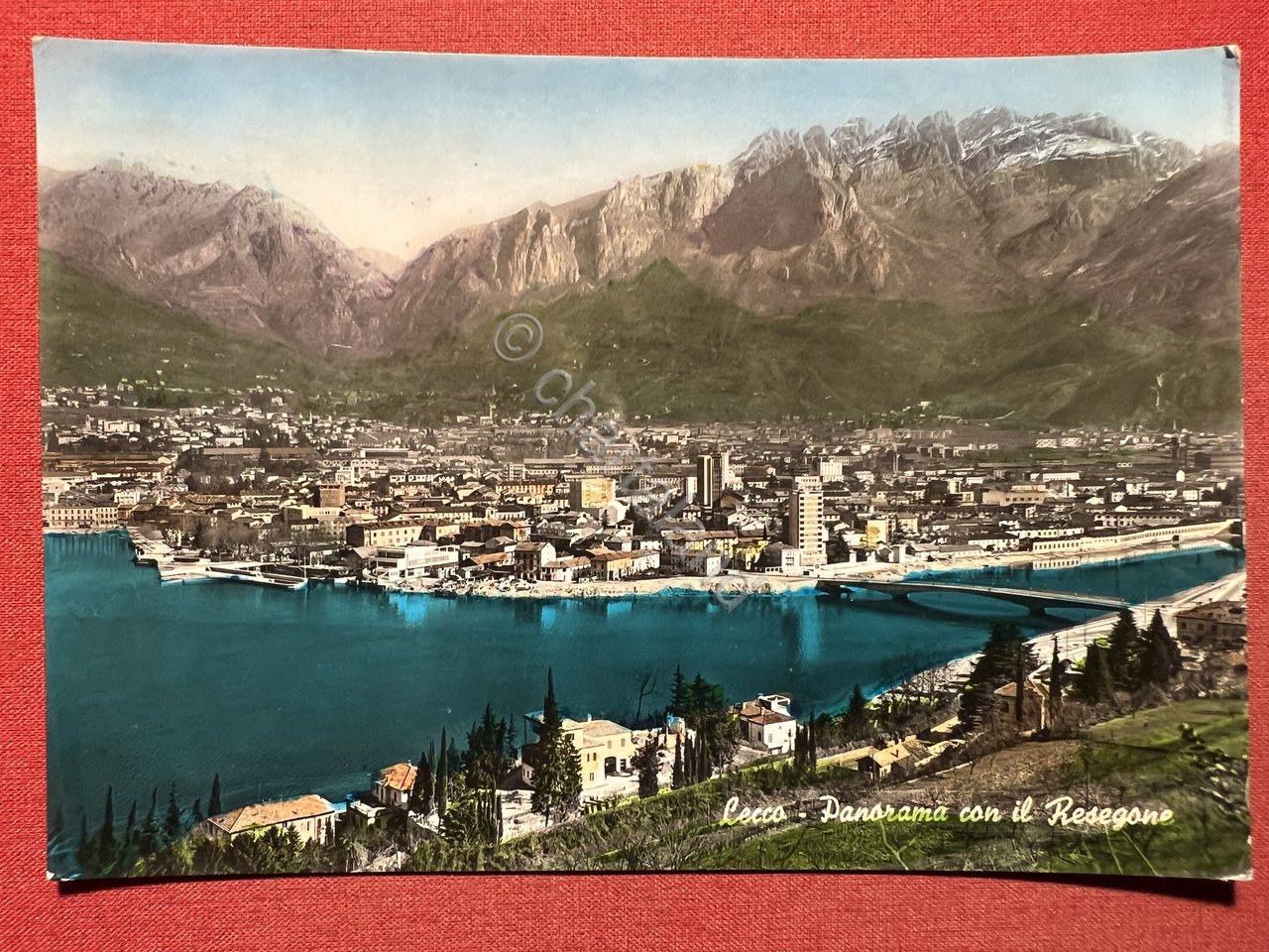 Cartolina - Lecco - Panorama con il Resegone - 1955 …