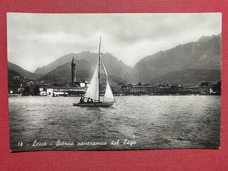 Cartolina - Lecco - Scorcio Panoramico dal Lago - 1940 … | Immagine Gallery 2