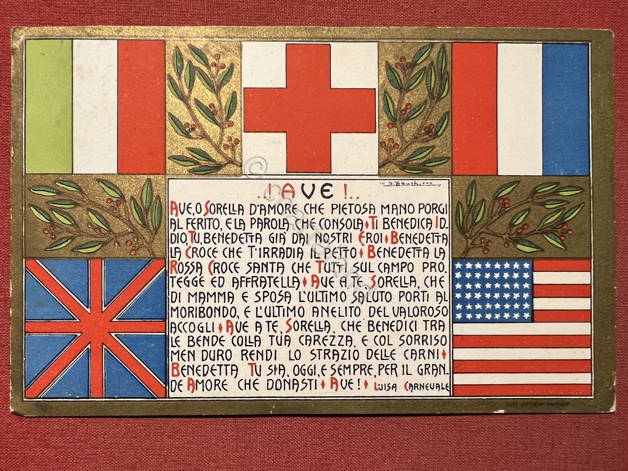 Cartolina - Lega Naz. delle Seminatrici di Coraggio e Croce …