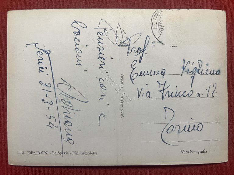 Cartolina - Lerici ( Golfo della Spezia ) - Panorama …