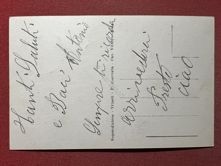 Cartolina - Libia - Una portatrice d'acqua - 1930 ca.