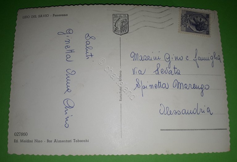 Cartolina - Lido del Salvio - Panorama - 1970 ca