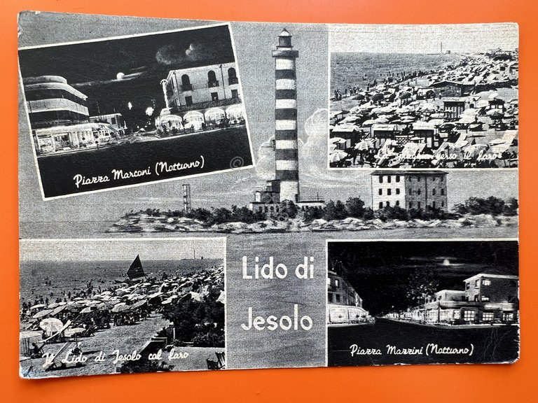 Cartolina - Lido di Jesolo ( Venezia ) - Vedute …