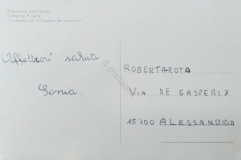 Cartolina - Lignano - Camping Pineta - 1970 ca.