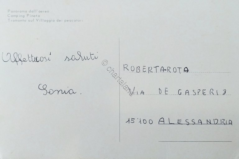 Cartolina - Lignano - Camping Pineta - 1970 ca.