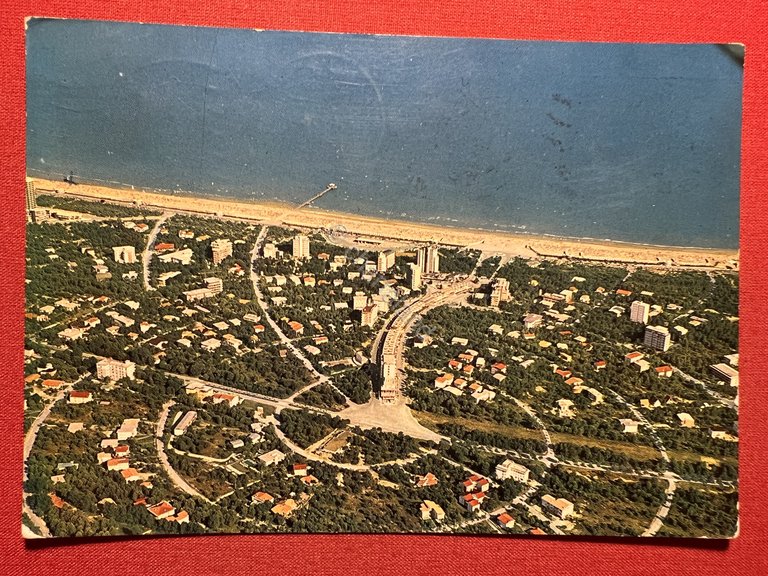 Cartolina - Lignano Pineta ( Udine ) - Veduta dall'Aereo …