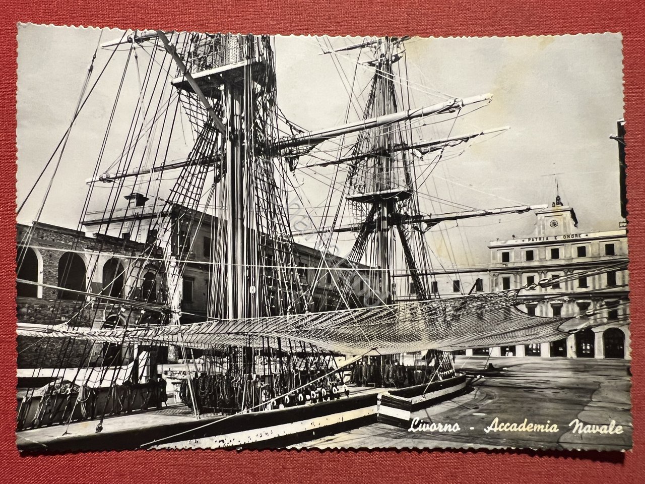 Cartolina - Livorno - Accademia Navale - 1961