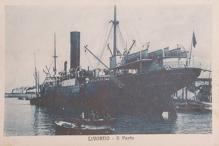 Cartolina - Livorno - Il Porto - 1928
