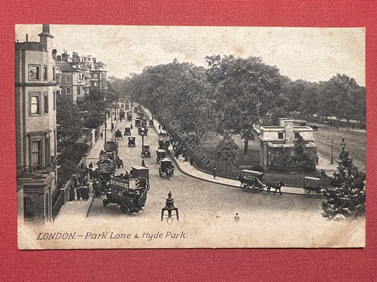 Cartolina - London - Park Lane & Hyde Park - …