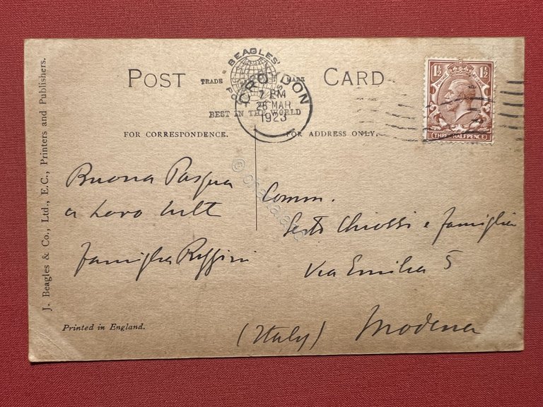 Cartolina - London - Park Lane & Hyde Park - …