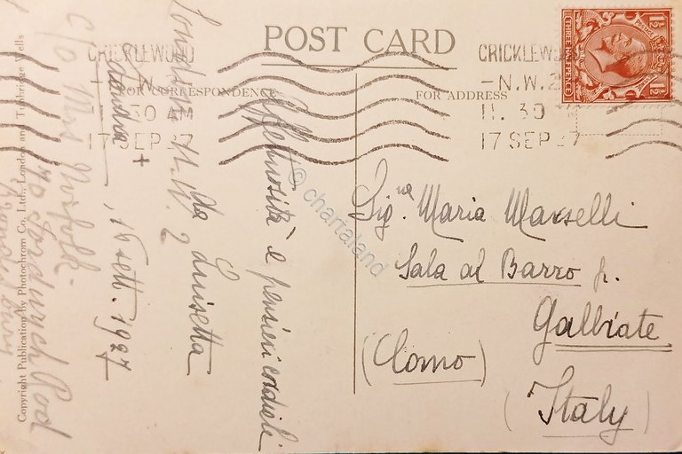 Cartolina - London - Westminster Brige and County Hall - …