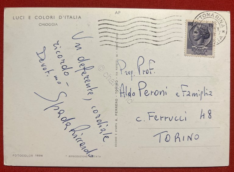 Cartolina - Luci e Colori d'Italia - Chioggia - 1969 | Immagine Gallery 4