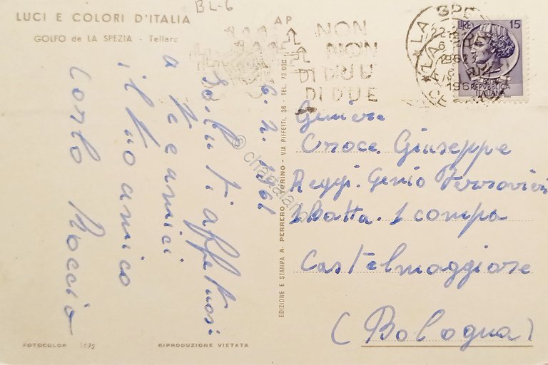 Cartolina - Luci e Colori d'Italia - Golfo de La …