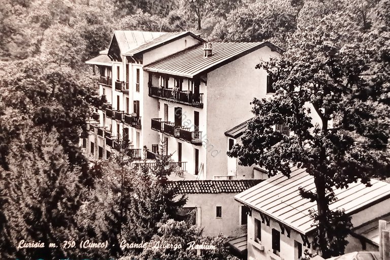 Cartolina - Lurisia ( Cuneo ) - Grande Albergo Radium …