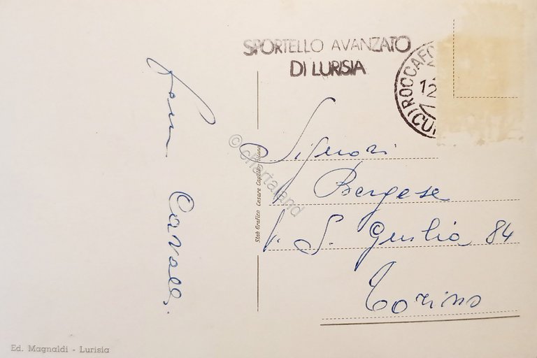 Cartolina - Lurisia ( Cuneo ) - Grande Albergo Radium …
