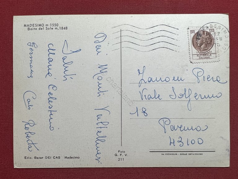 Cartolina - Madesimo ( Sondrio ) - Baita del Sole … | Immagine Gallery 4