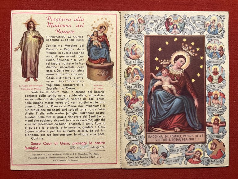 Cartolina - Madonna di Pompei - Regina delle Vittorie - …