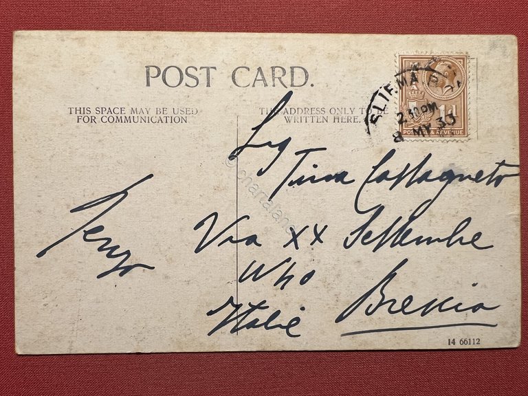 Cartolina - Malta - Saluting Battery - 1933