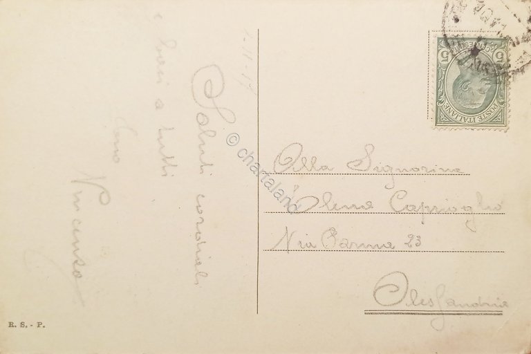 Cartolina - Maniago ( Pordenone ) - Piazza - 1911