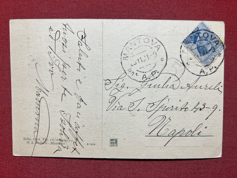 Cartolina - Mantova - Casa di Giulio Pippi da Romano …