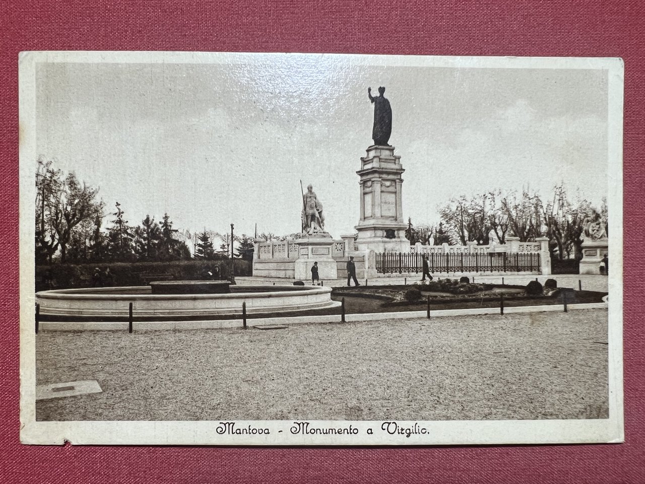 Cartolina - Mantova - Monumento a Virgilio - 1936