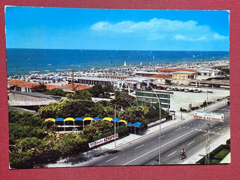 Cartolina - Marina di Pietrasanta ( Lucca ) - Panorama …
