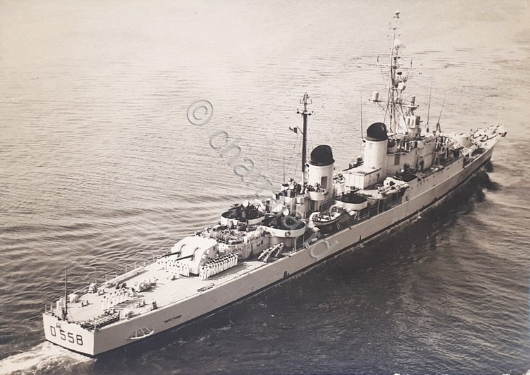 Cartolina - Marina Militare - Nave Impetuoso - 1969