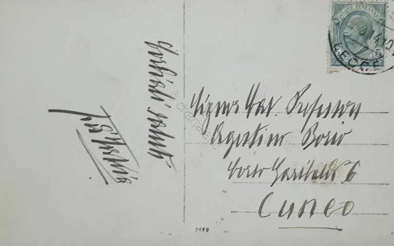 Cartolina - Marina Militare - T. Perseo - 1910