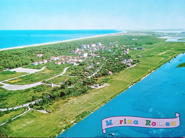 Cartolina - Marina Romea ( Ravenna ) - Panorama - …
