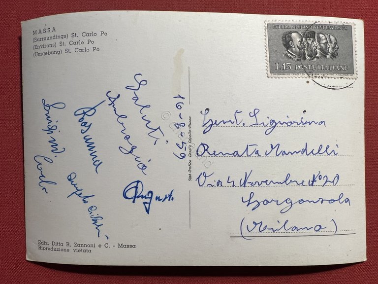 Cartolina - Massa - Dintorni - S. Carlo Po - …