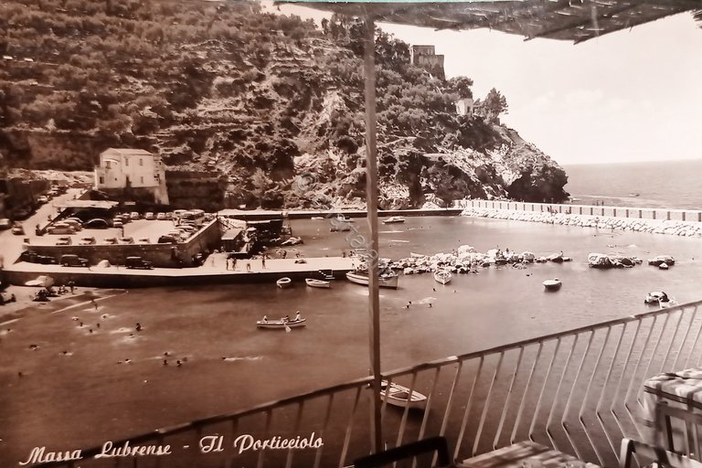 Cartolina - Massa Lubrense - Il Porticciolo - 1950 ca.