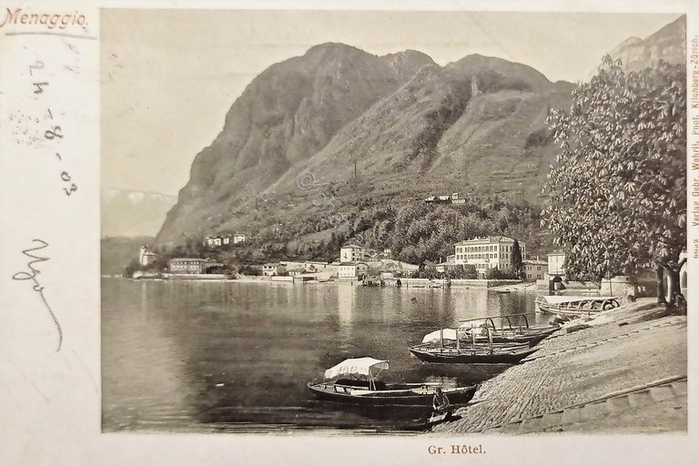 Cartolina - Menaggio - Grand Hotel - 1903