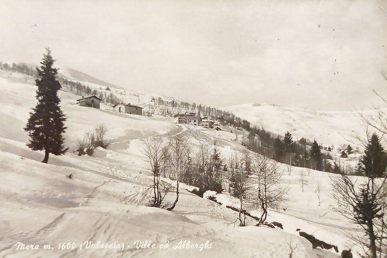 Cartolina - Mera ( Valsesia ) - Valle ed Alberghi …