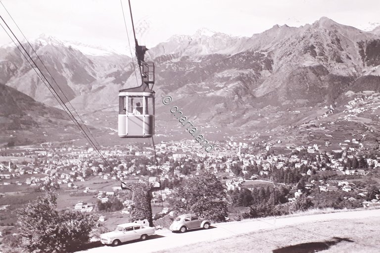 Cartolina - Merano - Funivia Avelengo - 1962