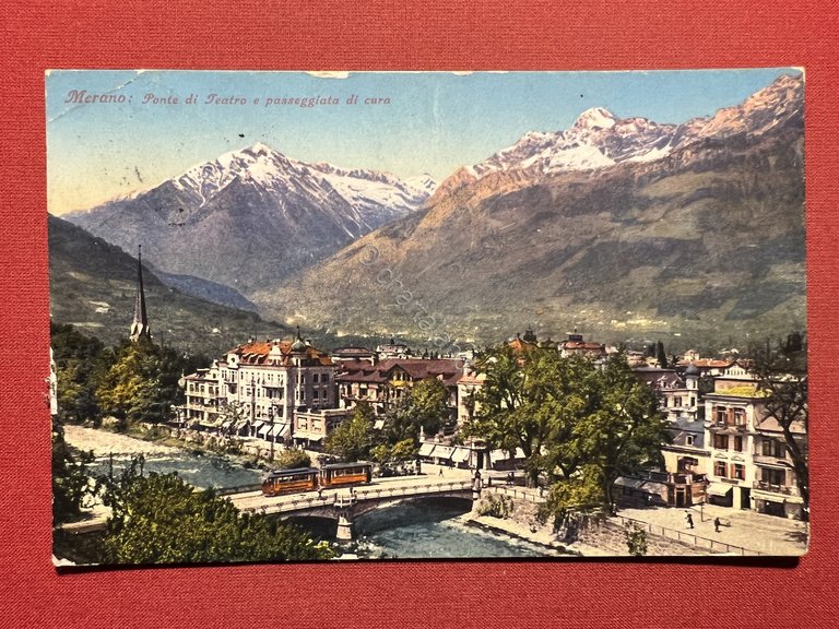 Cartolina - Merano - Ponte di Teatro e Passeggiata di …