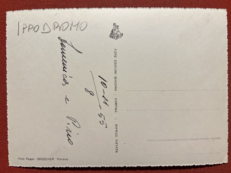 Cartolina - Merano ( Bolzano ) - Ippodromo - 1955