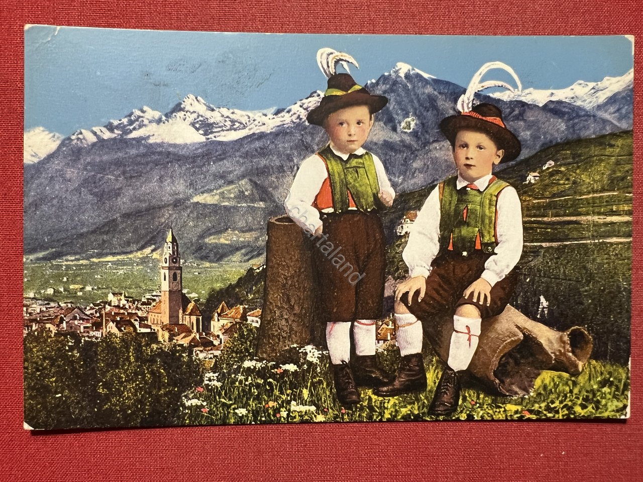 Cartolina - Merano ( Bolzano ) - Panorama e Costumi …