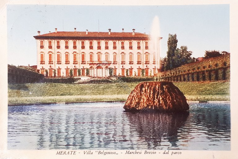 Cartolina - Merate - Villa Belgioioso - Marchesi Brivio - …