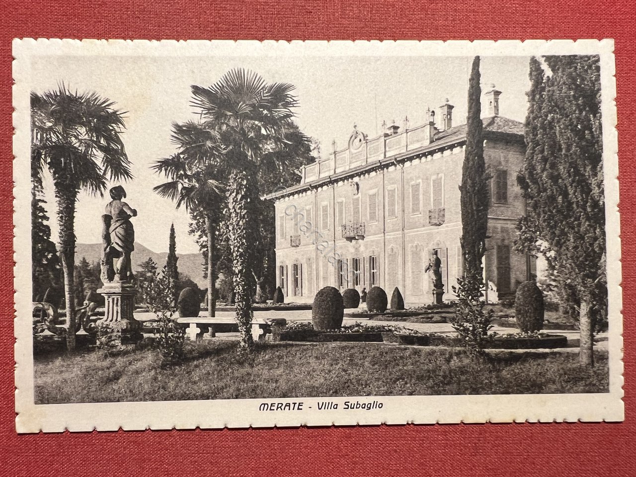 Cartolina - Merate ( Lecco ) - Villa Subaglio - …