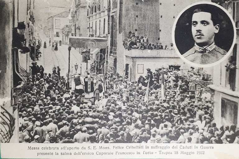 Cartolina - Messa da S. E. Mons - Caporale Francesco …