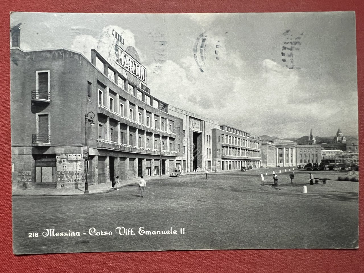 Cartolina - Messina - Corso Vittorio Emanuele II - 1956 | Immagine principale