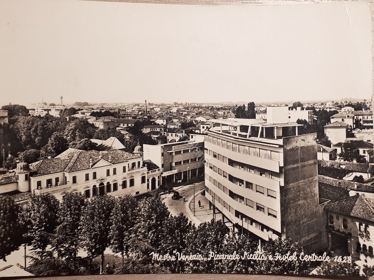 Cartolina - Mestre ( Venezia ) - Piazzale Sicilia e …