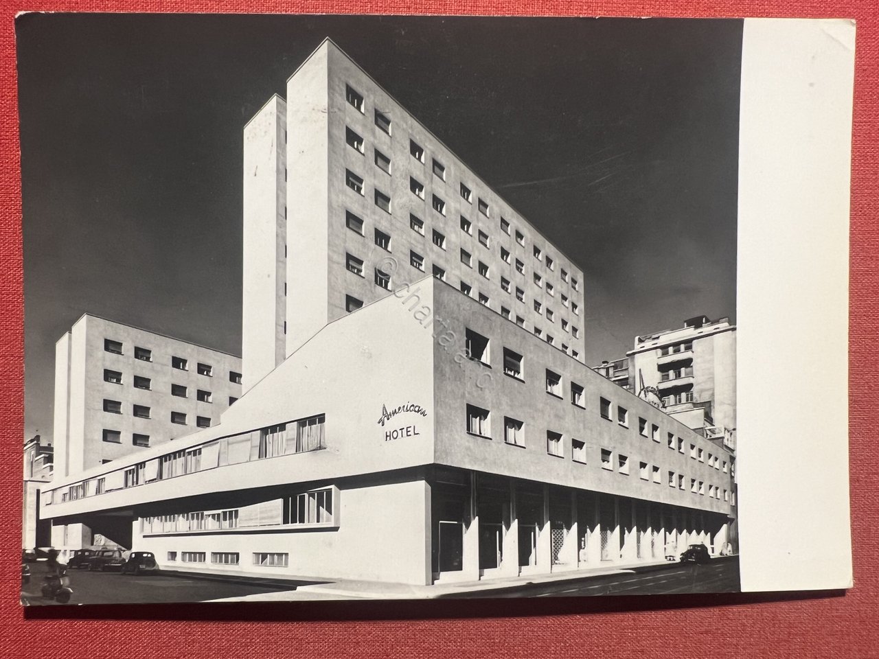 Cartolina - Milano - American Hotel - Via Finocchiaro Aprile …