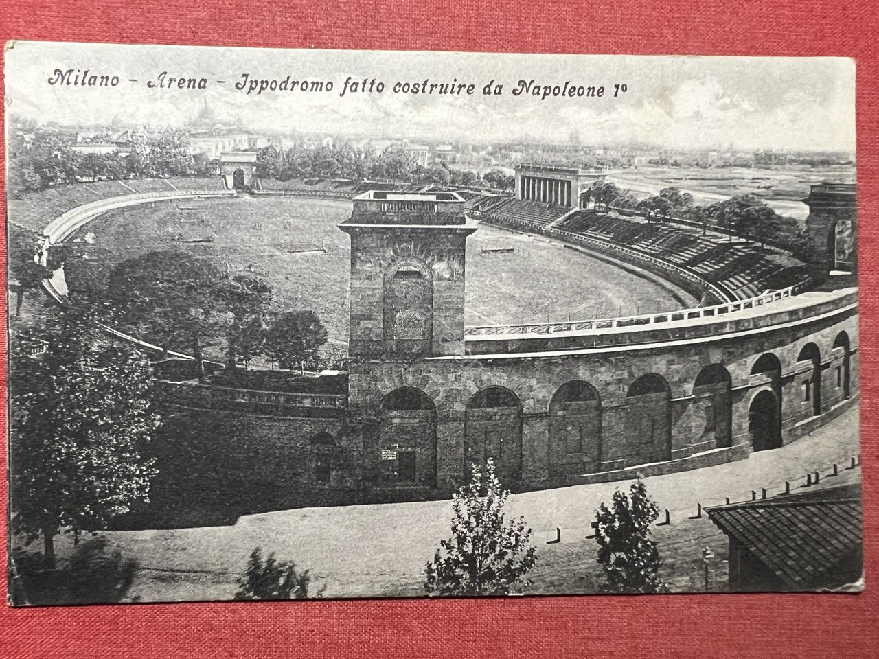 Cartolina - Milano - Arena - Ippodromo fatto costruito da … | Immagine principale